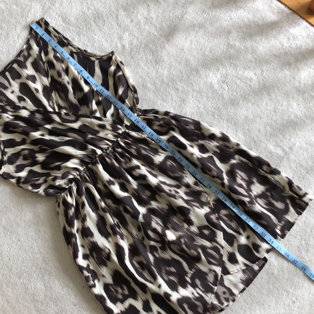 HP Anthro soprano animal print faux wrap dress - Picture 10 of 10